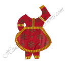 Chitraji Chakdar Basma Chappa Vastra With Golden Lace
