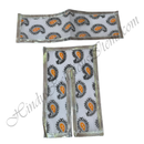 Lalan Cotton Mango Print Chira Vastra With Silver Lace