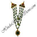 Premium Quality Three Layer White Moti With Colour Moti Mala