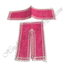 Lalan Cotton Coloured Chira Vastra with Net Lace (VCCC-70)
