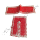 Lalan Cotton Coloured Chira Vastra with Net Lace (VCCC-70)