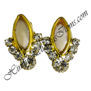 Premium Quality Various Designs Kundal With Nang(Diamond)