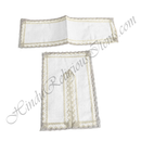 Lalan Cotton Coloured Chira Vastra with Net Lace (VCCC-70)