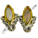 Premium Quality Various Designs Kundal With Nang(Diamond)