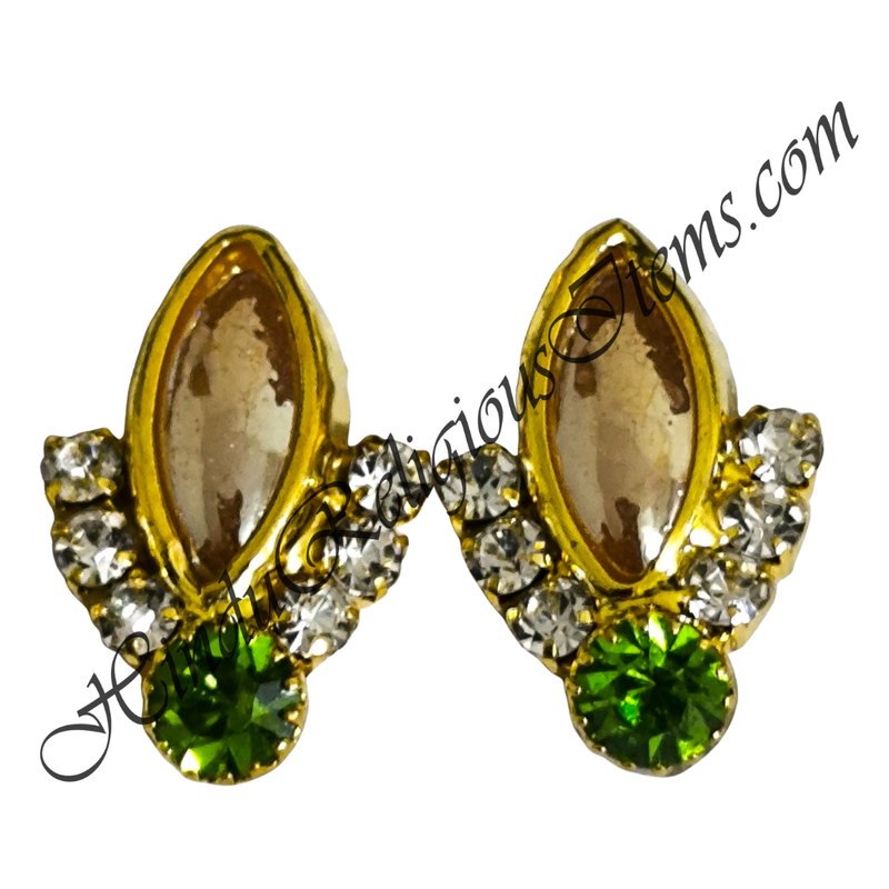 Premium Quality Various Designs Kundal With Nang(Diamond)