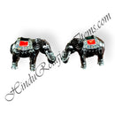 Silver Metal With Nang(Diamond) Khilona Pair (Set of 2)