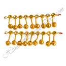 Premium Quality Nang(Diamond) Lalan Payal With Golden Moti Latkan