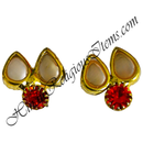 Premium Quality Various Designs Kundal With Nang(Diamond)