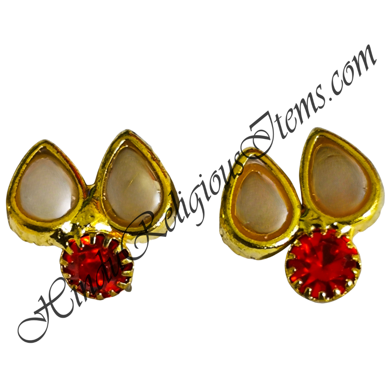 Premium Quality Various Designs Kundal With Nang(Diamond)