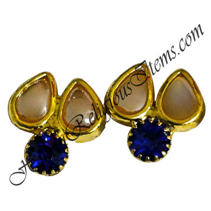 Premium Quality Various Designs Kundal With Nang(Diamond)