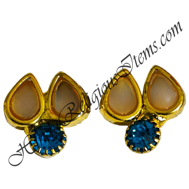 Premium Quality Various Designs Kundal With Nang(Diamond)