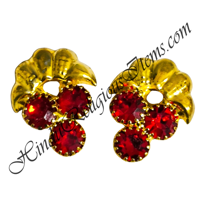 Premium Quality Various Designs Kundal With Nang(Diamond)