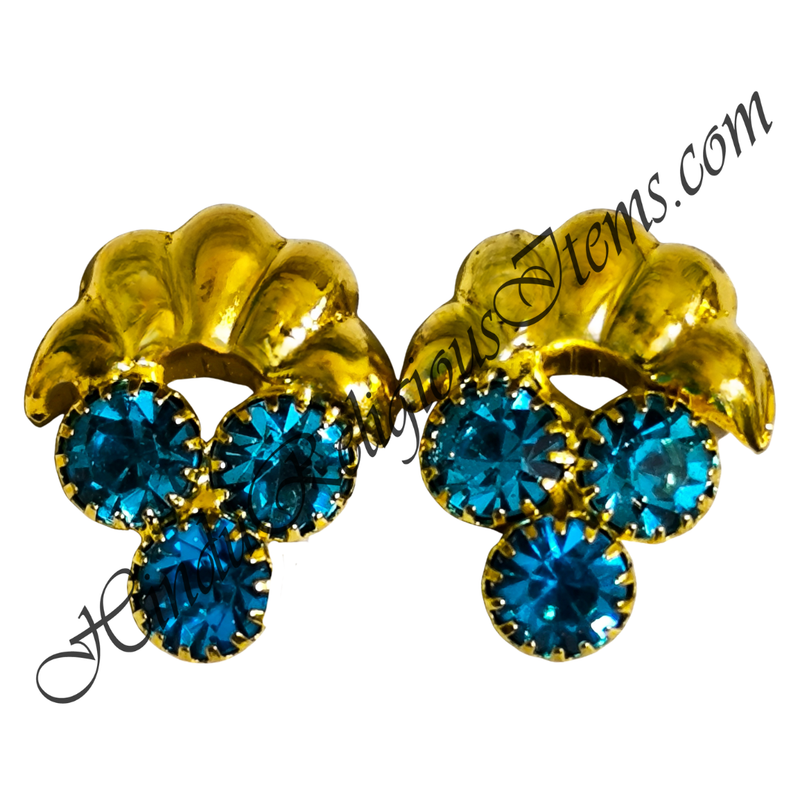 Premium Quality Various Designs Kundal With Nang(Diamond)