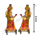 High Quality Wood MDF Double Side Printed Cut Outs Set of 2