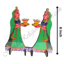 High Quality Wood MDF Double Side Printed Cut Outs Set of 2