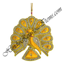 Premium Quality Jardoshi Mukut With Jhari Resham & Nang(Diamond)