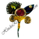 Morpankh Kalgi With Katra Golden Jhari