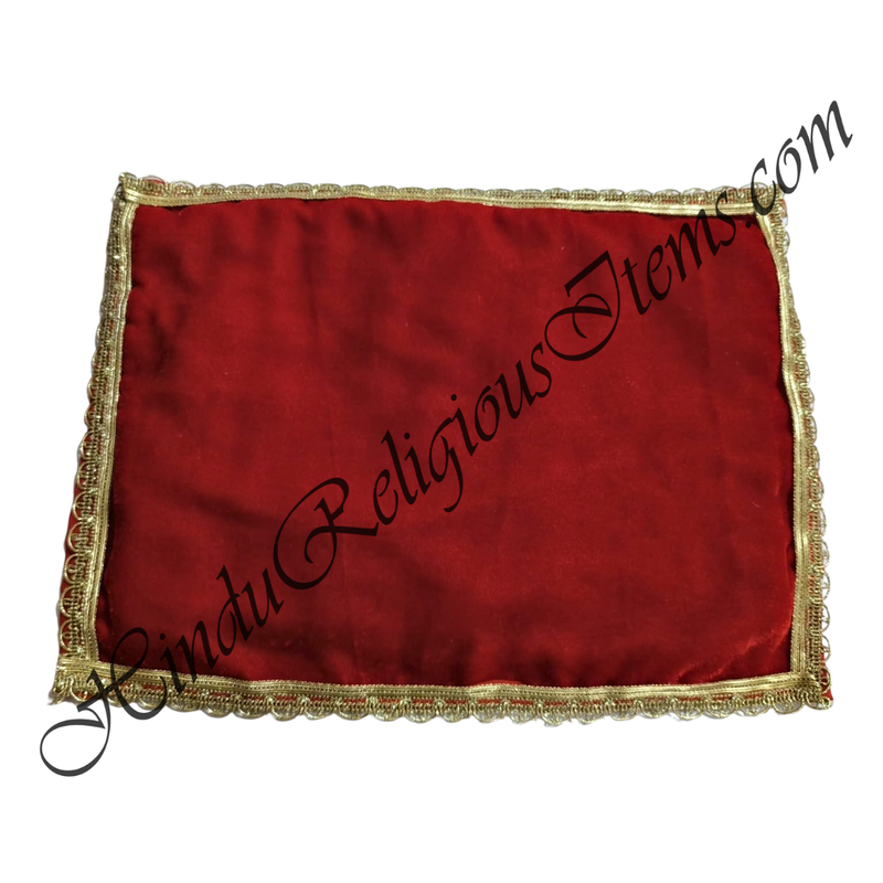 Velvet With Golden Jhari Decorative Lace Dulai / Rajai (Blanket)