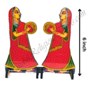 High Quality Wood MDF Double Side Printed Cut Outs Set of 2