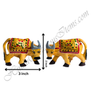 Premium Quality Wooden Painted Animal Khilona
