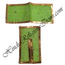 Lalan Cotton Vasanti / Chatna Chira Vastra With Golden lace