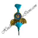 Resham Tipara & Kalgi With Golden Jhari