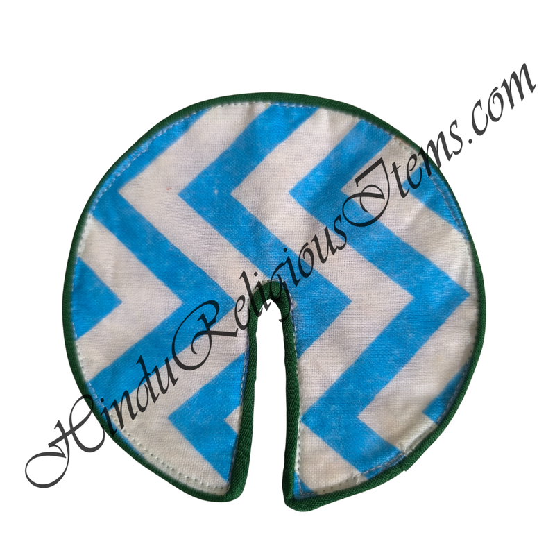 Lalan W Shaped Leheriya Printed Design Gadal