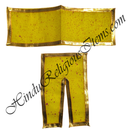 Lalan Cotton Vasanti / Chatna Chira Vastra With Golden lace