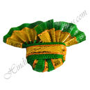 Cotton Dumala With Golden Lace