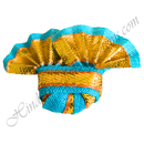 Cotton Dumala With Golden Lace
