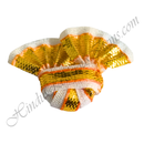 Cotton Dumala With Golden Lace