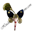 Resham & Morpankh Kalgi & Katra With Golden Jhari