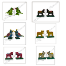 High-Quality Wooden Animal Swarup Set
