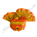 Cotton Dumala With Golden Lace