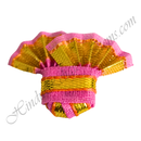 Cotton Dumala With Golden Lace