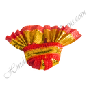 Cotton Dumala With Golden Lace
