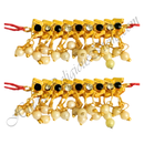 Premium Quality Golden Metal With Nang(Diamond) Lalan Payal