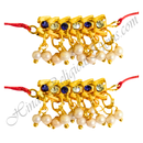 Premium Quality Golden Metal With Nang(Diamond) Lalan Payal