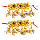 Premium Quality Golden Metal With Nang(Diamond) Lalan Payal