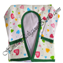 Chitraji Cotton White With Cheent Printed Gadal (Sweater) With Sleeves