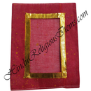 Chitraji Cotton Vasanti / Chatna Vastra with Golden Lace (VCVGL-1)