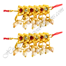 Premium Quality Golden Metal With Nang(Diamond) Lalan Payal