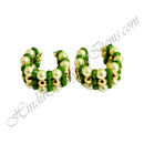 Coloured Moti Kada With Golden Moti