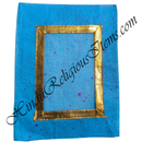 Chitraji Cotton Vasanti / Chatna Vastra with Golden Lace (VCVGL-1)