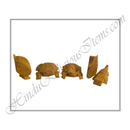 Wooden Jalchar Khilona (Water Animal Toys)