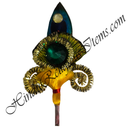 Morpankh Kalgi With Katra Golden Jhari