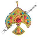 Premium Quality Jardoshi Mukut With Jhari Resham & Nang(Diamond)