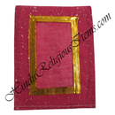 Chitraji Cotton Vasanti / Chatna Vastra with Golden Lace (VCVGL-1)