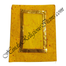 Chitraji Cotton Vasanti / Chatna Vastra with Golden Lace (VCVGL-1)