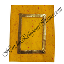 Chitraji Cotton Vasanti / Chatna Vastra with Golden Lace (VCVGL-1)